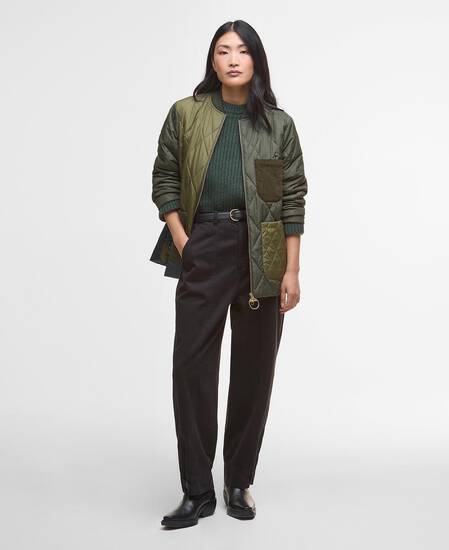 Steppjacke Leonie Olive/Dark Moss/Ancient