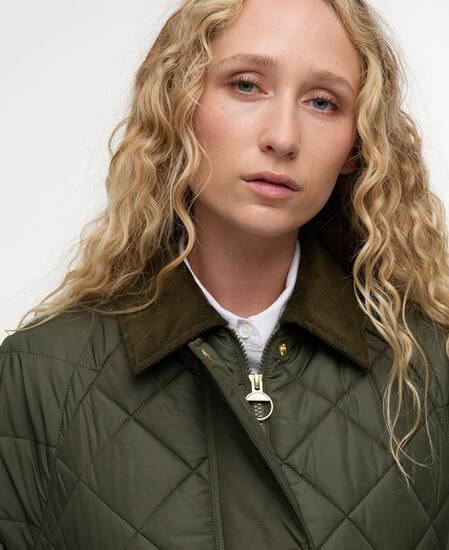 Steppjacke Aldburgh Olive/Ancient Tartan