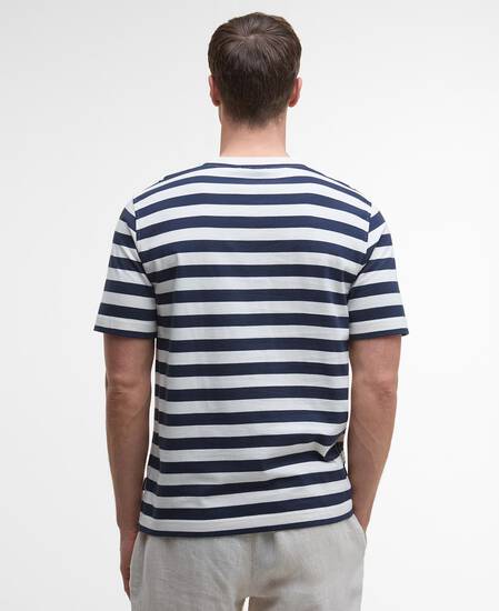 T-Shirt Charlton Striped Relaxed Navy