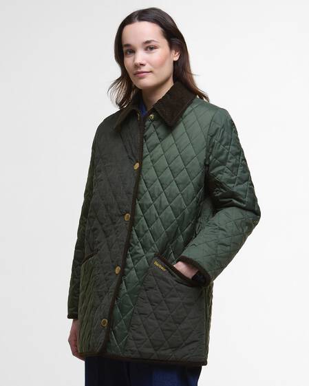 Steppjacke Meryl Olive/Ancient Tartan