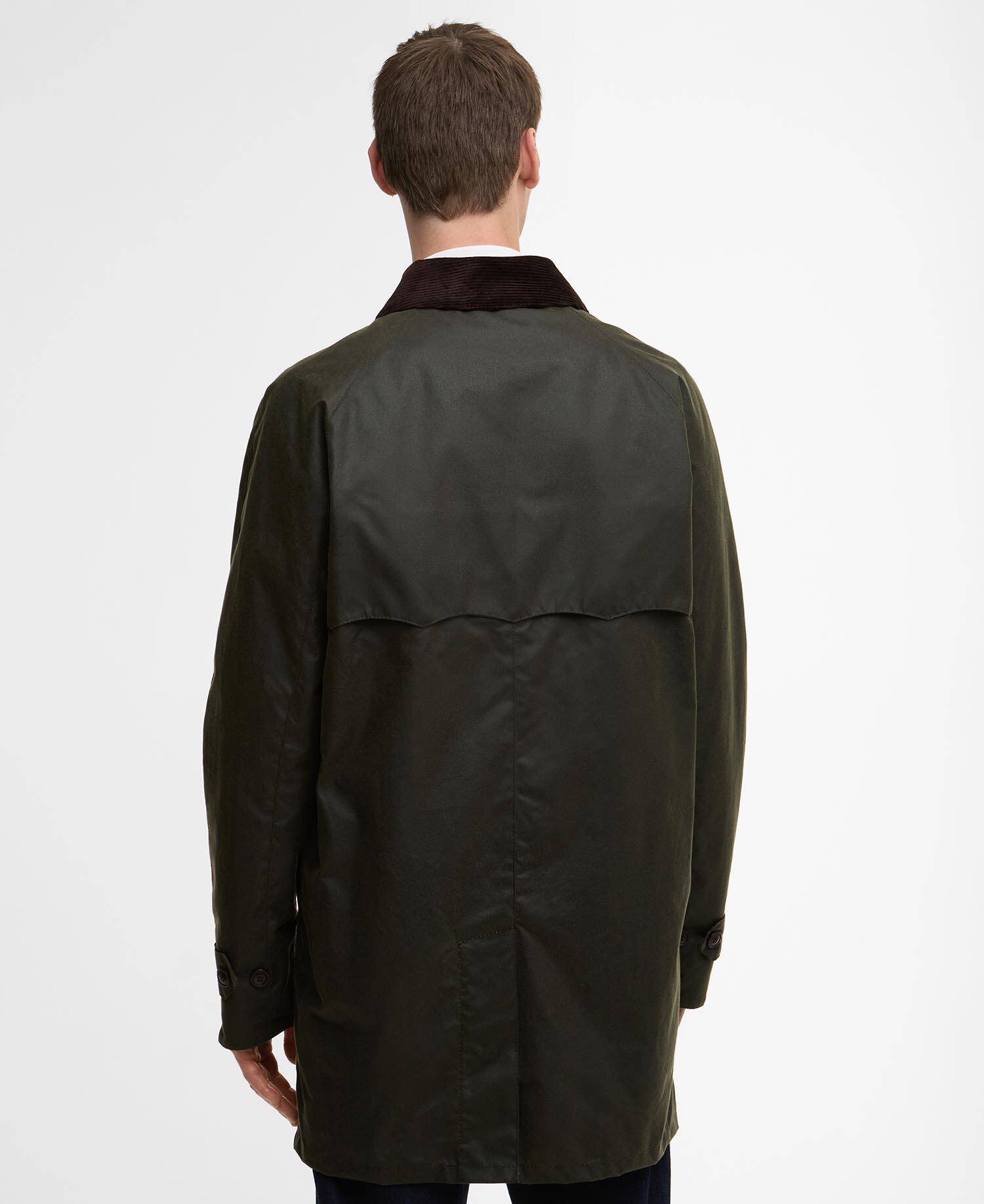 Barbour x Baracuta Car Coat Tyne Waxed image number 2