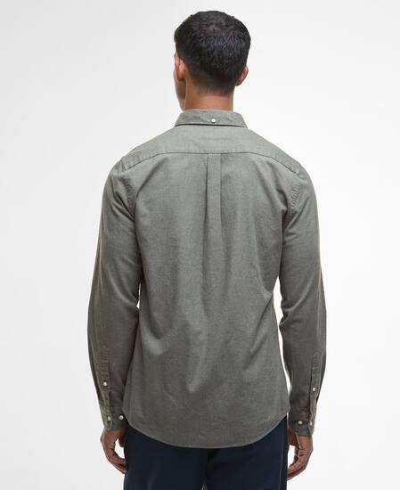 Hemd Huntly Houndstooth Tailored Olive