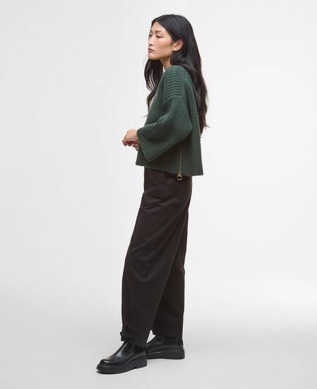 Pullover Lilian Crew-Neck Olive