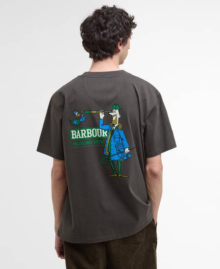 T-Shirt Mr Solway Oversized Graphic Olive Ink