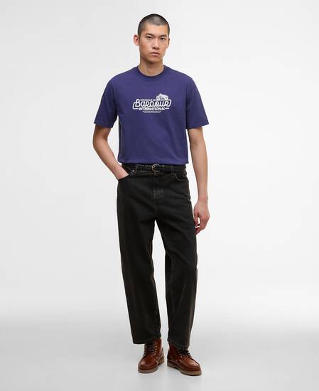 T-Shirt Pillion Graphic Royal Blue