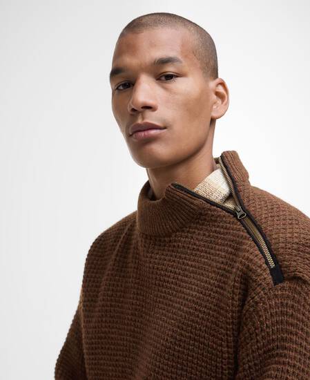 Strickpullover Gearstone Textured Umber