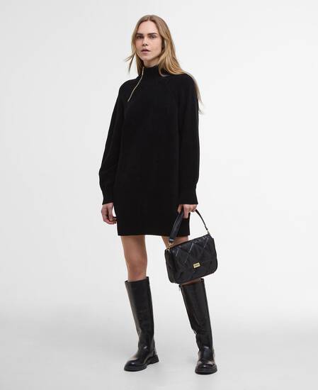 Strickkleid Saskia Mini Black