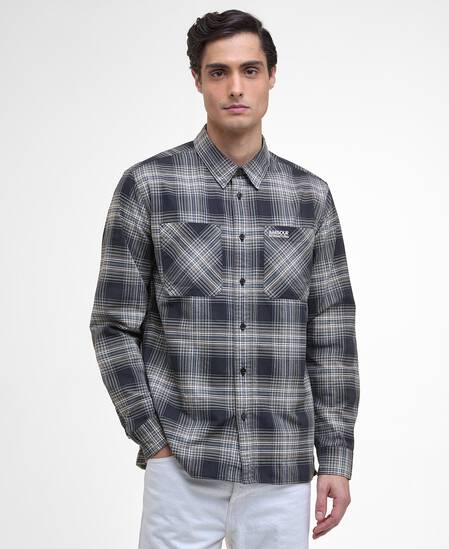 Hemd Hall Check Long-Sleeved Cool Blue