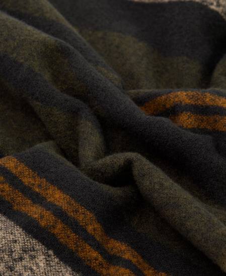 Schal Alston Striped Forest Green Mix