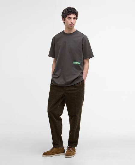 T-Shirt Mr Solway Oversized Graphic Olive Ink