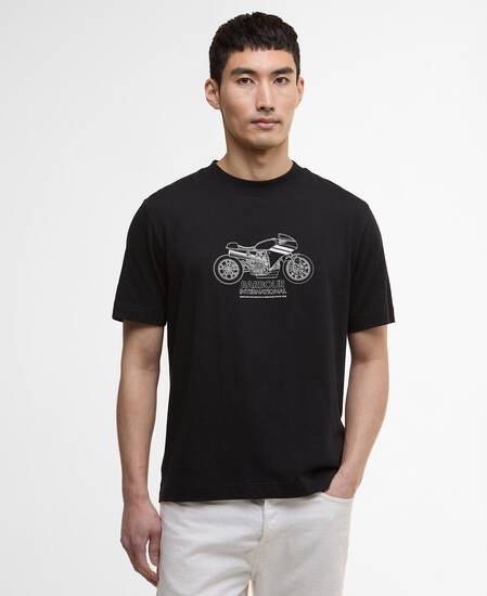 T-Shirt Topher Motorbike Black