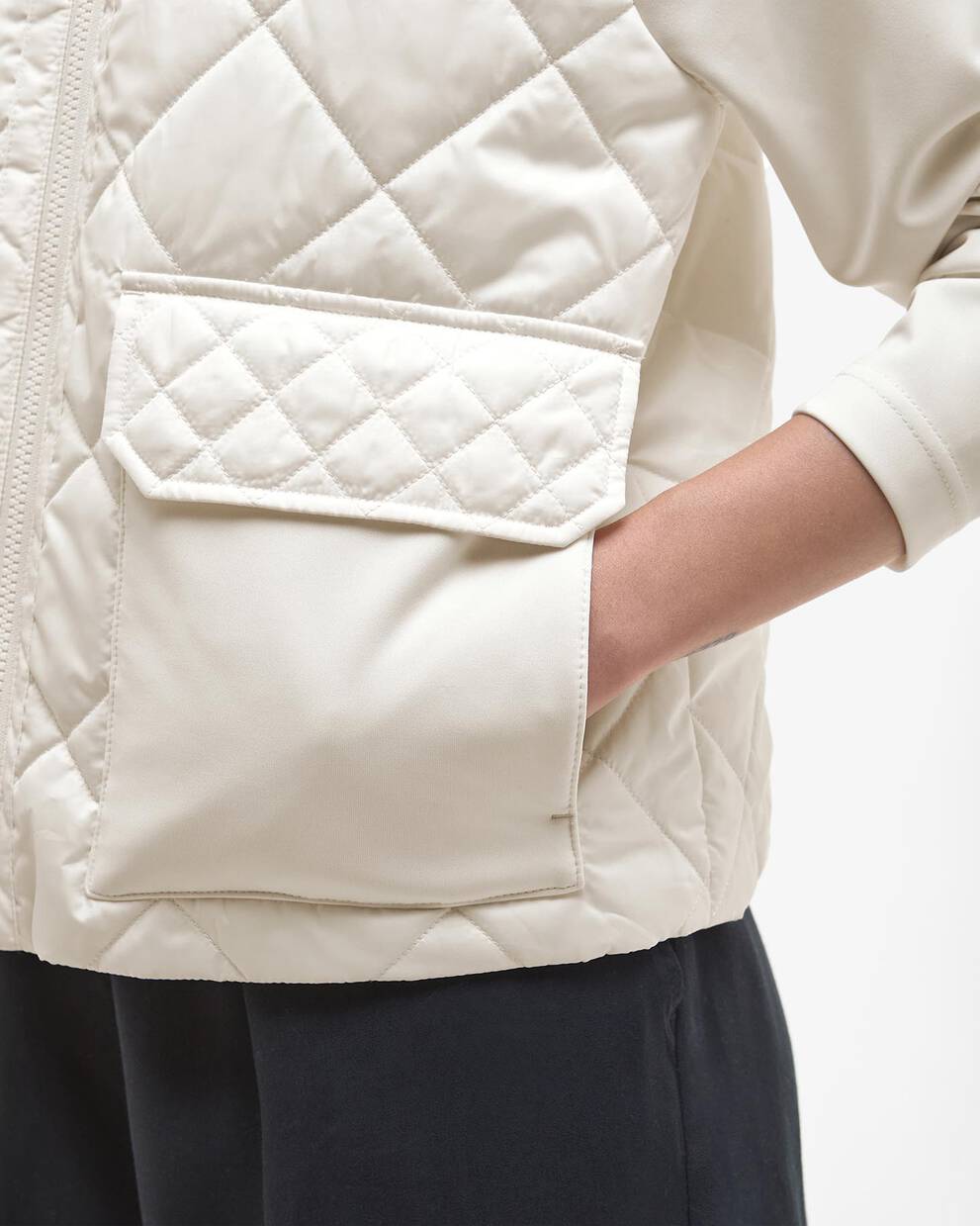 Sweatshirt Ebony Quilted