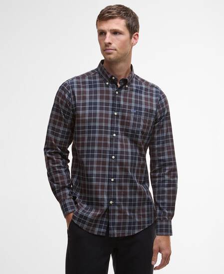 Hemd Wetheram Tailored Midnight Oak Tartan