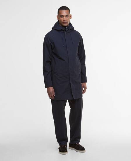 Mantel Hooded Lorden Waterproof Navy