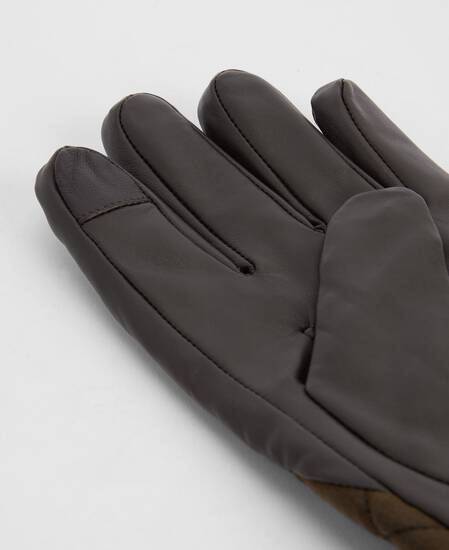 Handschuhe Dalegarth Olive/Brown