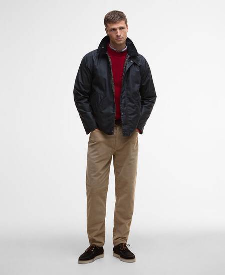 Wachsjacke Tracker Navy