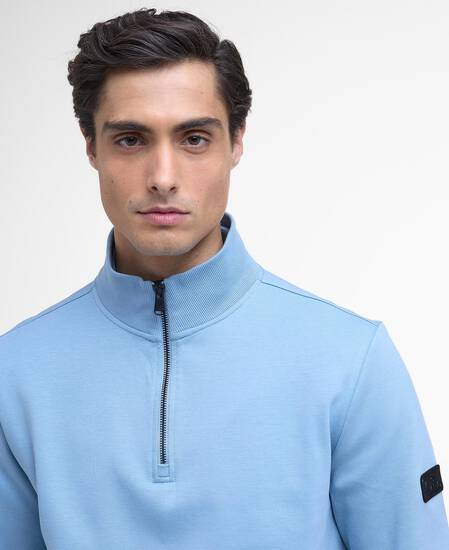 Sweatshirt Ilford Interlock Half-Zip Cool Blue
