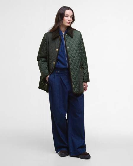 Steppjacke Meryl Olive/Ancient Tartan