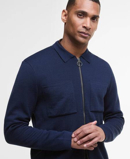 Strickjacke Croscombe Navy Marl