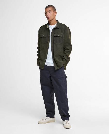 Hemd Baystone Long-Sleeved Relaxed Olive