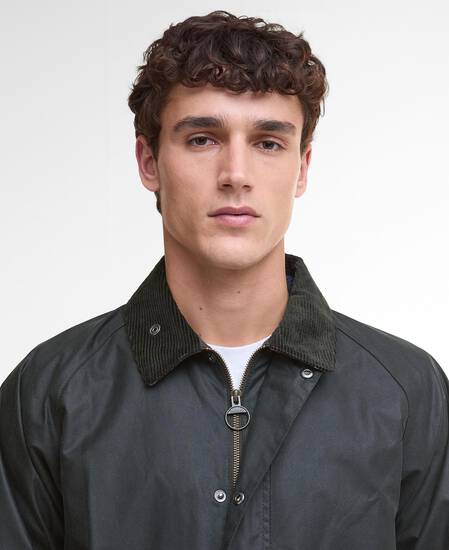 Wachsjacke Tracker Sage