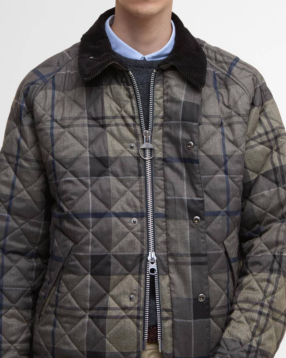 Steppjacke Tartan Transport