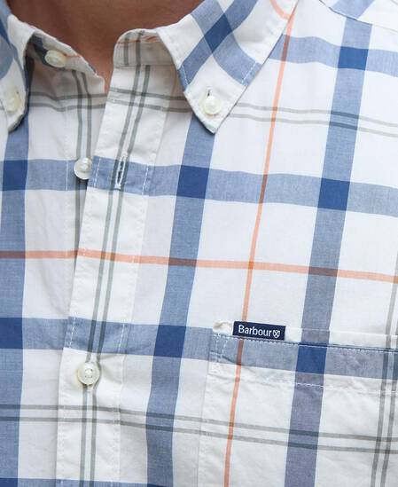 Hemd Rawley Tailored Long-Sleeved Sea Haze Tartan