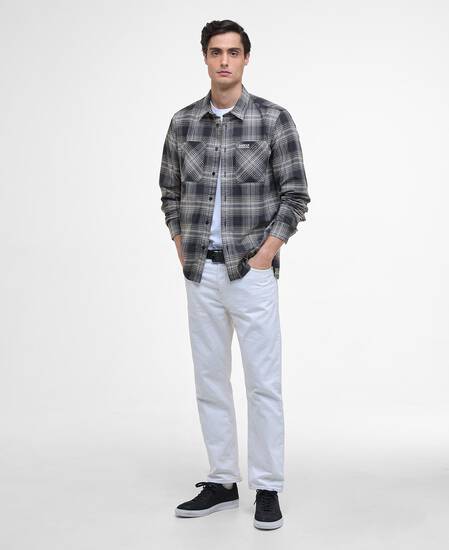 Hemd Hall Check Long-Sleeved Cool Blue