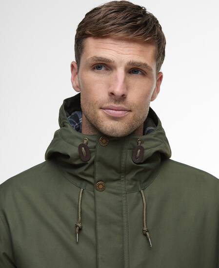 Jacke Modern Lorden Showerproof Mac Olive