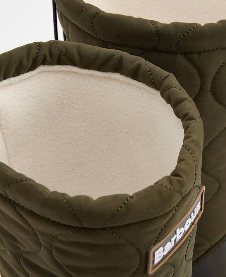 Gummistiefel Marnie Quilted Olive/Black