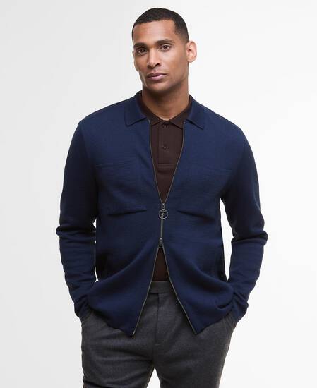 Strickjacke Croscombe Navy Marl