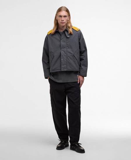 Barbour x Kaptain Sunshine Freizeitjacke Cruiser Iron