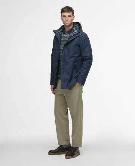 Jacke Modern Lorden Showerproof Mac Navy