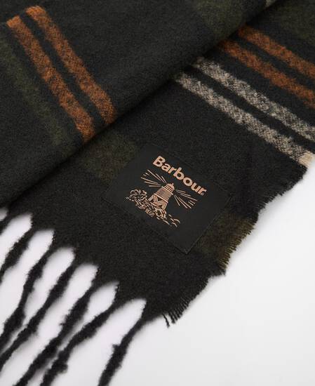 Schal Alston Striped Forest Green Mix