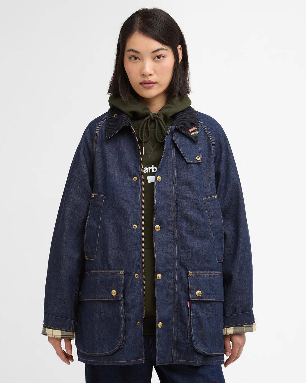 Barbour x Levi’s® Jeansjacke Oversized Bedale