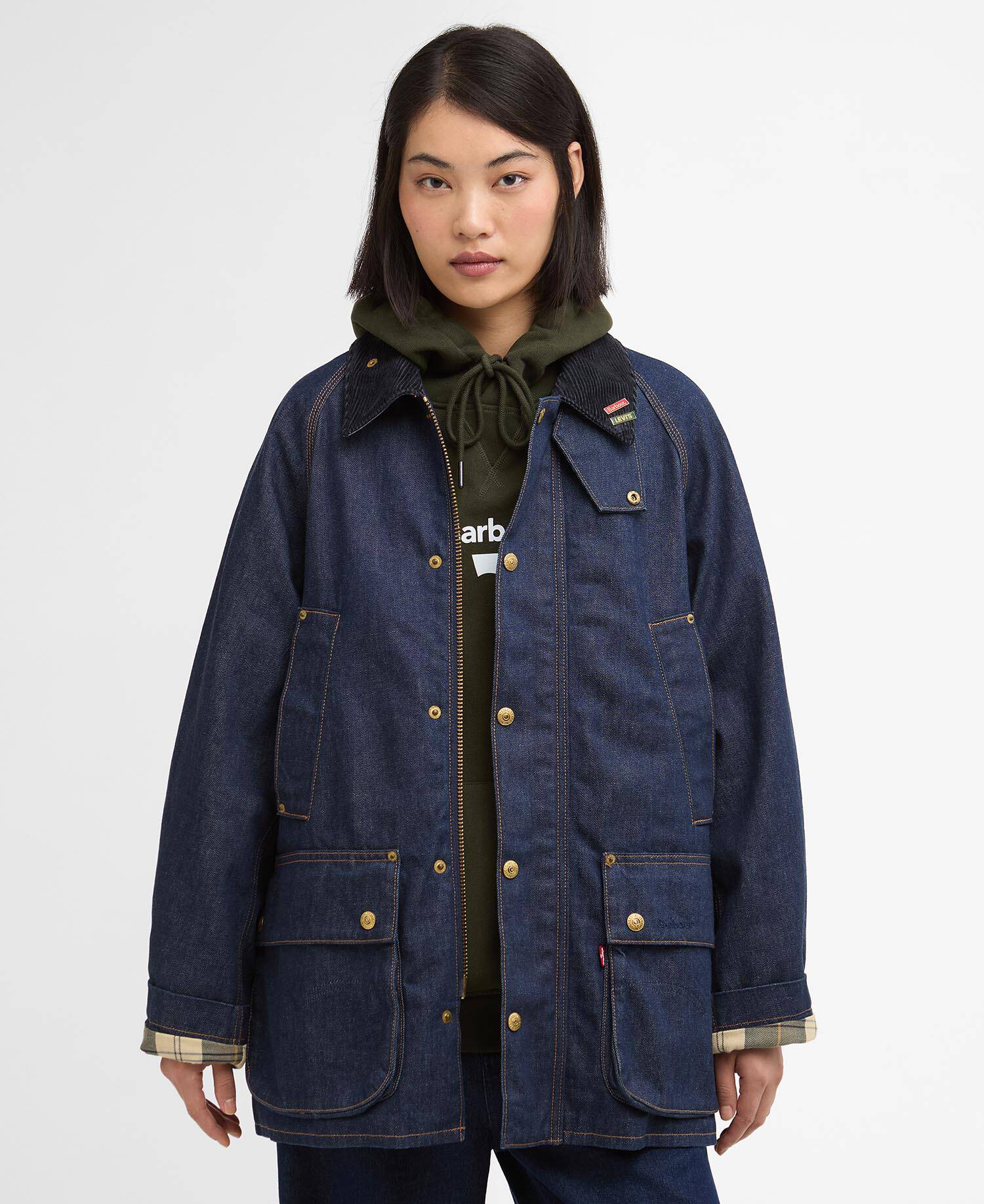 Barbour x Levi’s® Jeansjacke Oversized Bedale image number 2