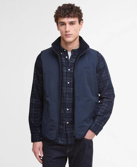 Fleeceweste Reversible Navy