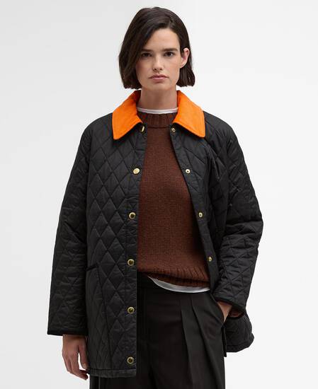 Steppjacke Icons Modern Liddesdale Black/Blaze/Cla