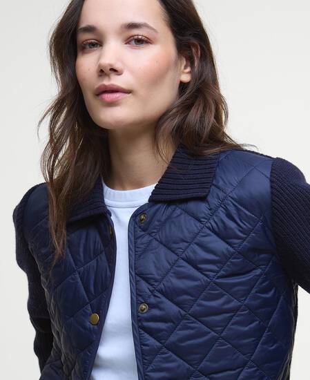 Pullover Allendale Quilted Navy