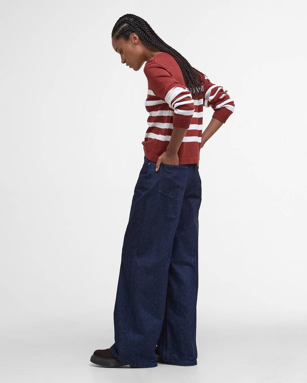 Pullover Demi Striped Rundhalsausschnitt