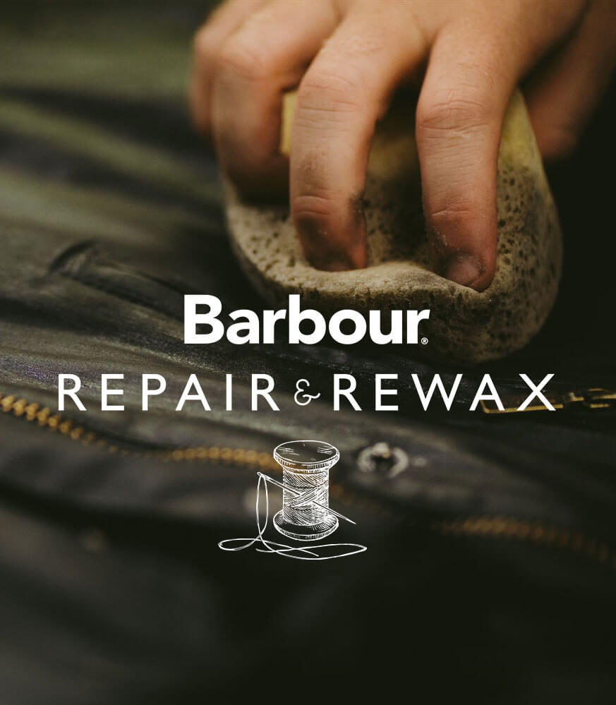 barbour wax jacket repair