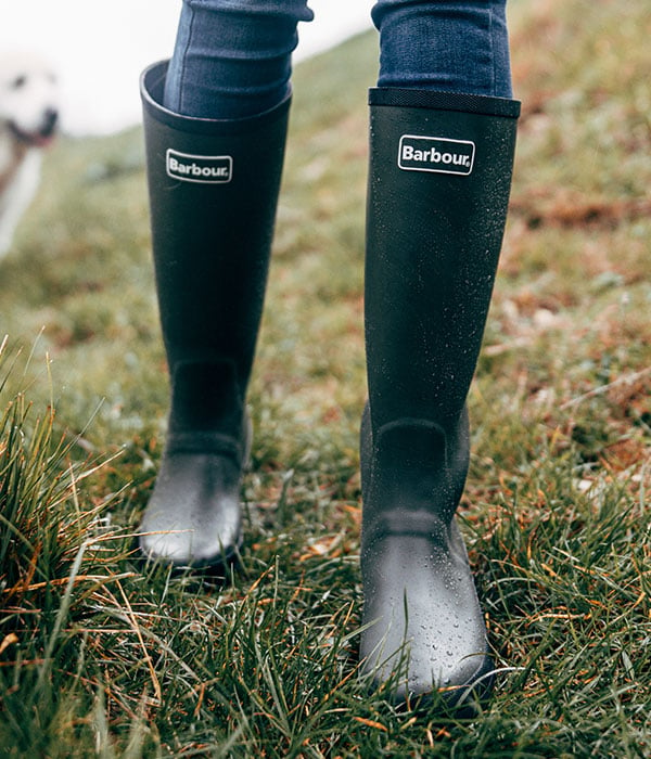 barbour wellies stockists