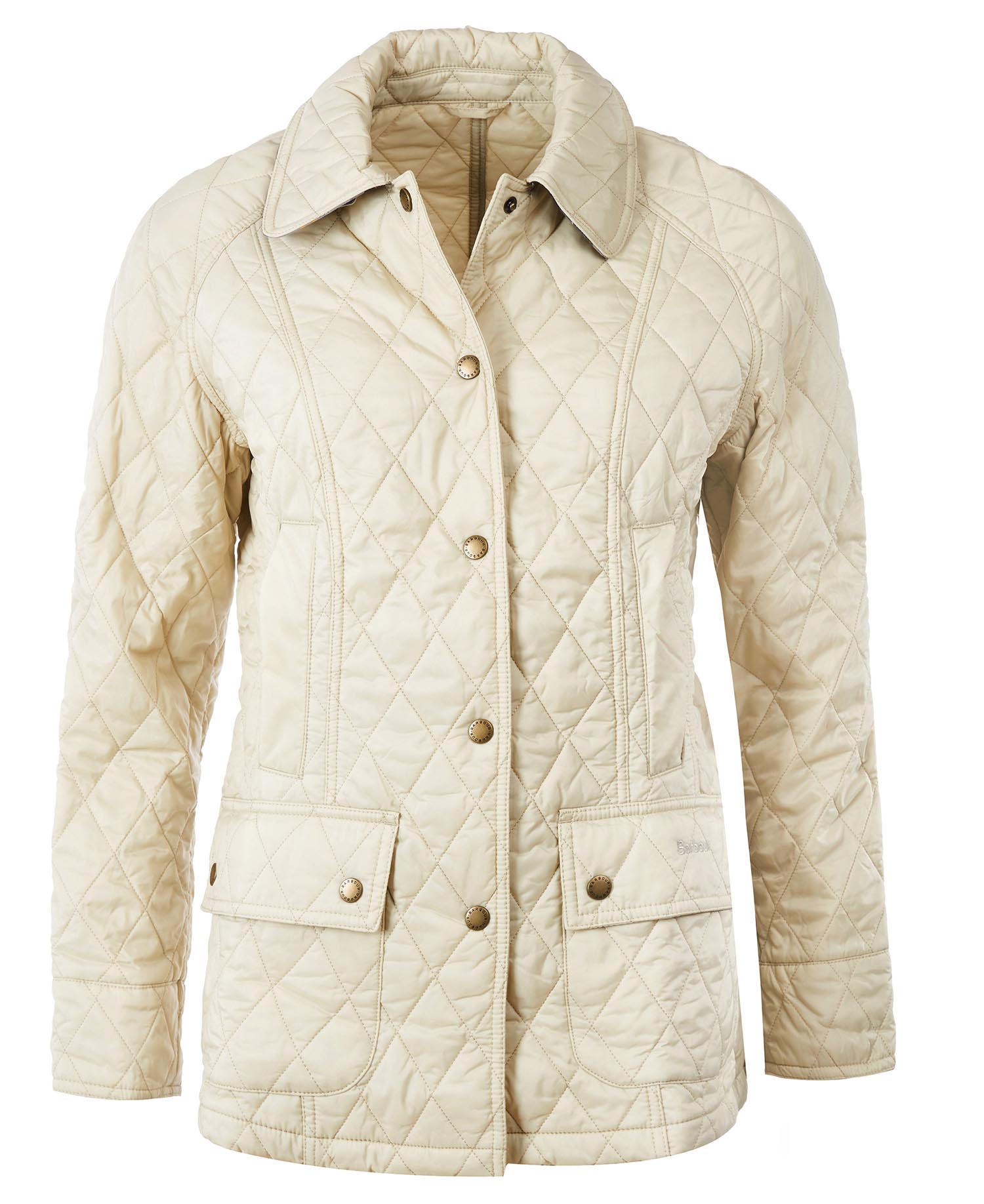 Barbour Summer Beadnell Quilt in Cream