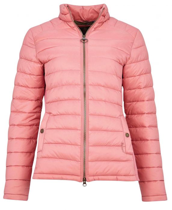 womens pink barbour coat