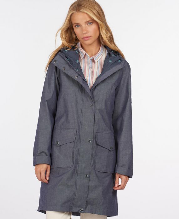 barbour womens long jacket