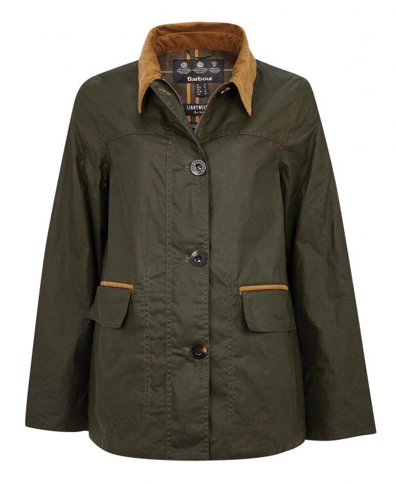 green barbour jacket womens