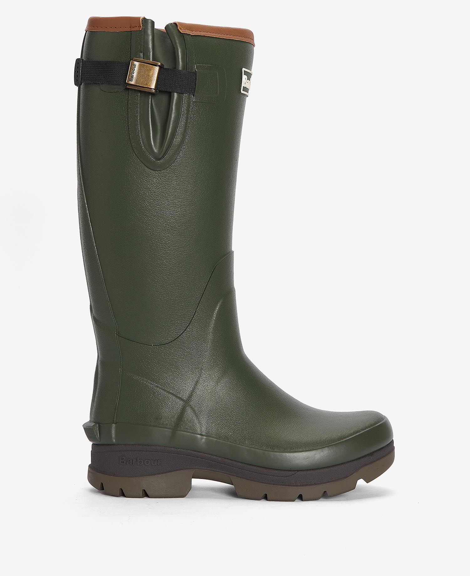 Barbour Womens Tempest Wellingtons in Olive | Barbour