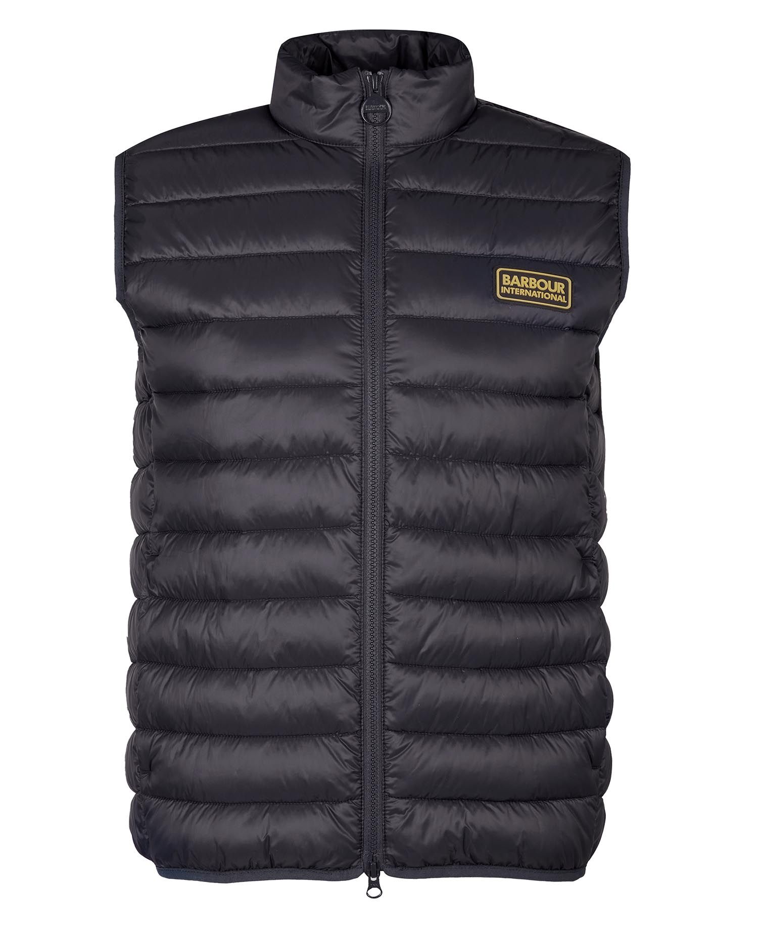 Shop the B.Intl Racer Reed Gilet today. | Barbour