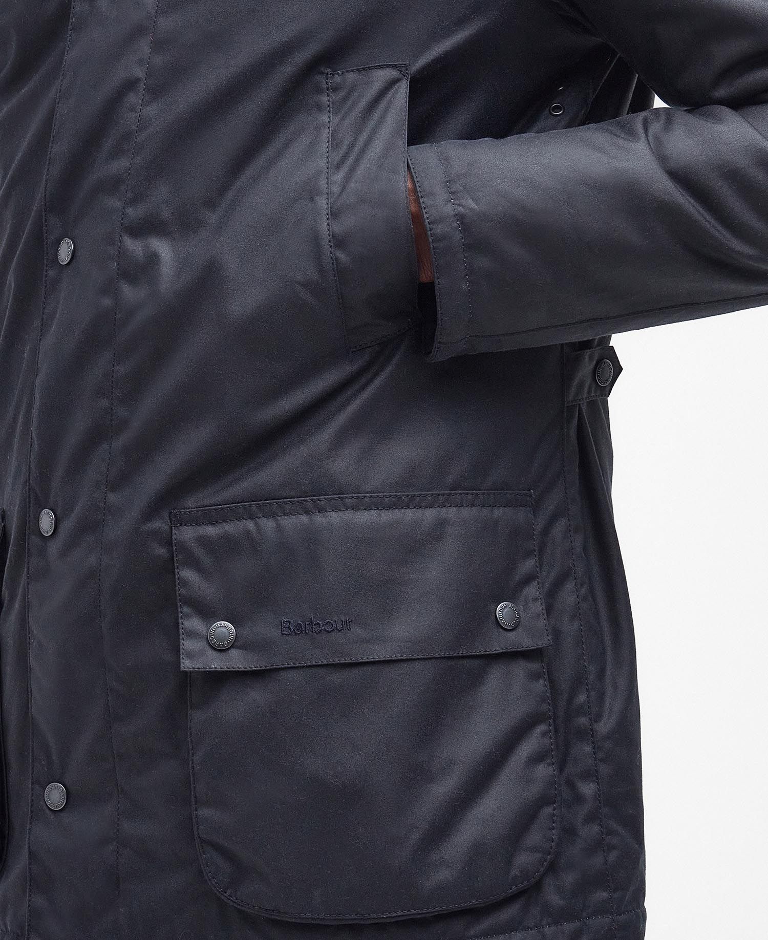 Shop the Barbour Bedale Wax Mac in Navy today. | Barbour