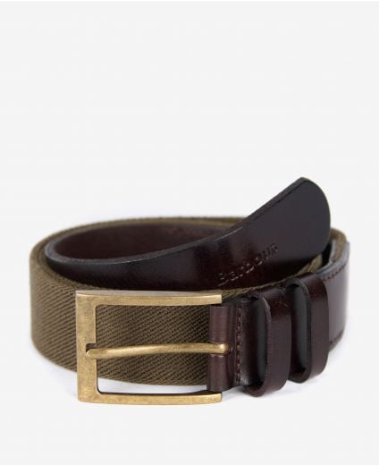 Albyn Leather Webbing Belt